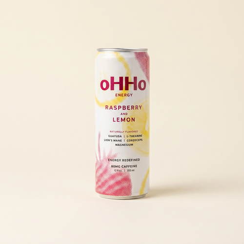 oHHo Energy Raspberry and Lemon can