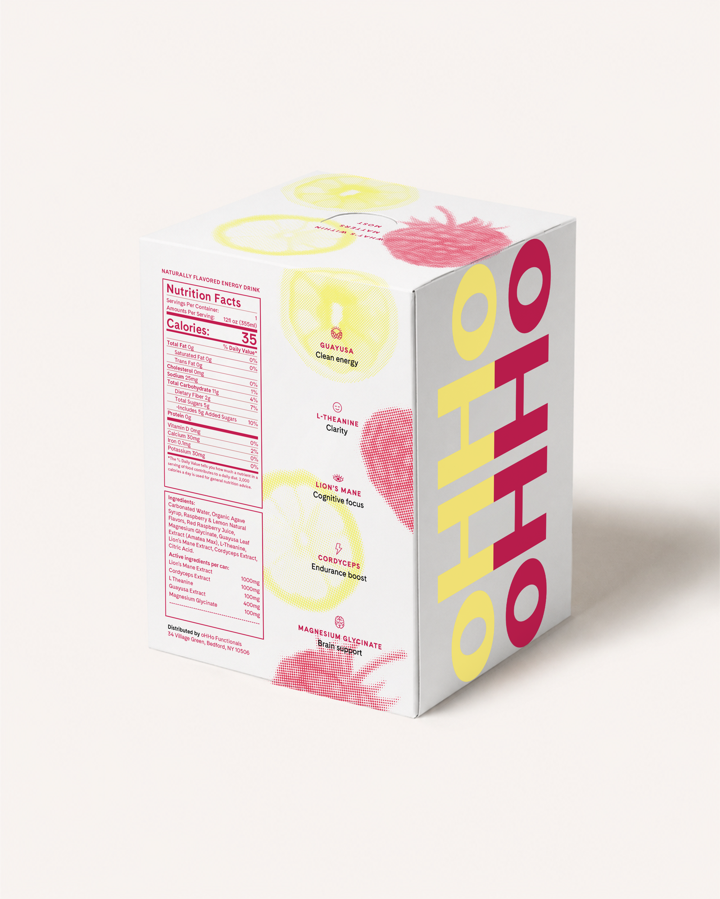 oHHo Energy — Raspberry and Lemon