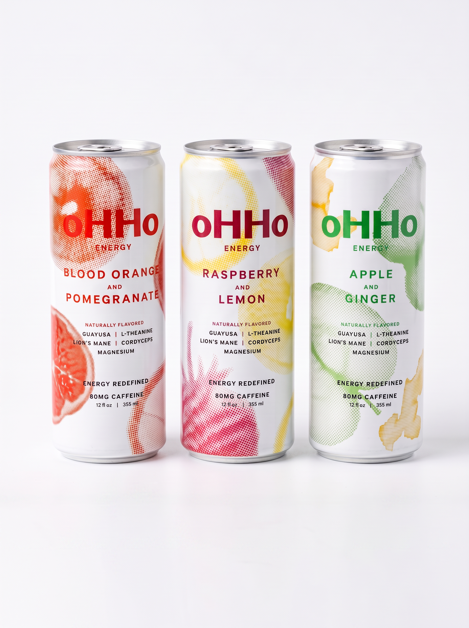 oHHo Energy Variety Pack — all three flavors